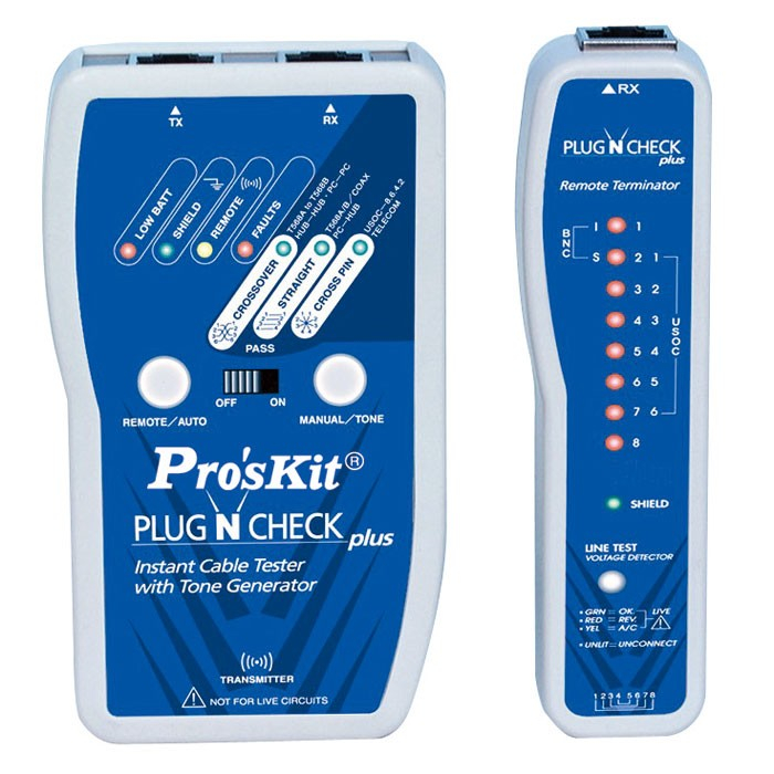 PROSKIT MT-7055 Enhanced Lan Cable Tester